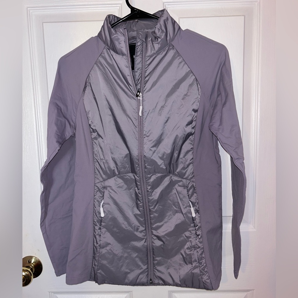 Kyodan Outdoor Light Gray and Purple Lightweight Jacket, Size S